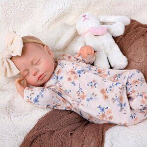 BABESIDE Lifelike Reborn Baby girl Dolls - 20 Inch-Soft Body Realistic baby doll